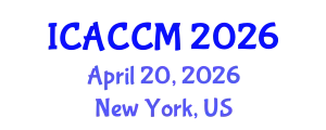 International Conference on Anesthesiology and Critical Care Medicine (ICACCM) April 20, 2026 - New York, United States
