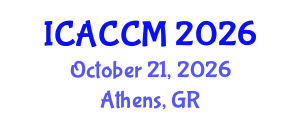 International Conference on Anesthesiology and Critical Care Medicine (ICACCM) October 21, 2026 - Athens, Greece