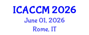 International Conference on Anesthesiology and Critical Care Medicine (ICACCM) June 01, 2026 - Rome, Italy