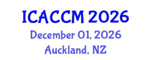 International Conference on Anesthesiology and Critical Care Medicine (ICACCM) December 01, 2026 - Auckland, New Zealand