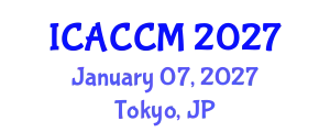 International Conference on Anesthesiology and Critical Care Medicine (ICACCM) January 07, 2027 - Tokyo, Japan