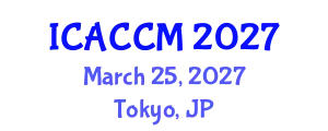 International Conference on Anesthesiology and Critical Care Medicine (ICACCM) March 25, 2027 - Tokyo, Japan