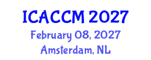 International Conference on Anesthesiology and Critical Care Medicine (ICACCM) February 08, 2027 - Amsterdam, Netherlands