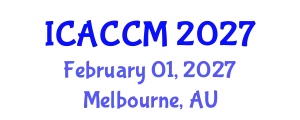 International Conference on Anesthesiology and Critical Care Medicine (ICACCM) February 01, 2027 - Melbourne, Australia
