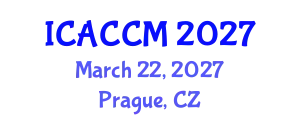 International Conference on Anesthesiology and Critical Care Medicine (ICACCM) March 22, 2027 - Prague, Czechia