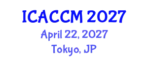 International Conference on Anesthesiology and Critical Care Medicine (ICACCM) April 22, 2027 - Tokyo, Japan