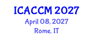 International Conference on Anesthesiology and Critical Care Medicine (ICACCM) April 08, 2027 - Rome, Italy