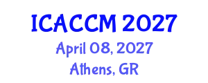 International Conference on Anesthesiology and Critical Care Medicine (ICACCM) April 08, 2027 - Athens, Greece