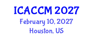 International Conference on Anesthesiology and Critical Care Medicine (ICACCM) February 10, 2027 - Houston, United States