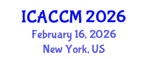 International Conference on Anesthesiology and Critical Care Medicine (ICACCM) February 16, 2026 - New York, United States
