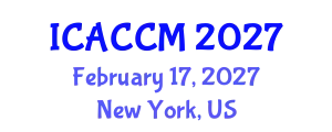 International Conference on Anesthesiology and Critical Care Medicine (ICACCM) February 17, 2027 - New York, United States