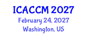 International Conference on Anesthesiology and Critical Care Medicine (ICACCM) February 24, 2027 - Washington, United States