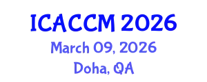 International Conference on Anesthesiology and Critical Care Medicine (ICACCM) March 09, 2026 - Doha, Qatar