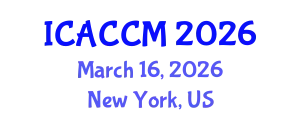 International Conference on Anesthesiology and Critical Care Medicine (ICACCM) March 16, 2026 - New York, United States