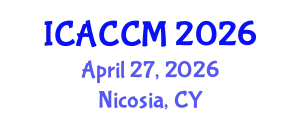 International Conference on Anesthesiology and Critical Care Medicine (ICACCM) April 27, 2026 - Nicosia, Cyprus