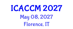 International Conference on Anesthesiology and Critical Care Medicine (ICACCM) May 08, 2027 - Florence, Italy