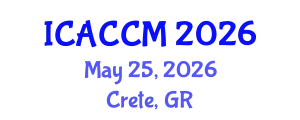 International Conference on Anesthesiology and Critical Care Medicine (ICACCM) May 25, 2026 - Crete, Greece
