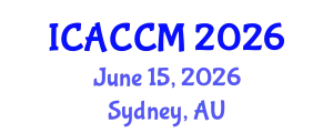 International Conference on Anesthesiology and Critical Care Medicine (ICACCM) June 15, 2026 - Sydney, Australia