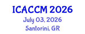 International Conference on Anesthesiology and Critical Care Medicine (ICACCM) July 03, 2026 - Santorini, Greece