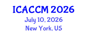 International Conference on Anesthesiology and Critical Care Medicine (ICACCM) July 10, 2026 - New York, United States