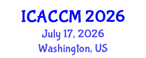 International Conference on Anesthesiology and Critical Care Medicine (ICACCM) July 17, 2026 - Washington, United States