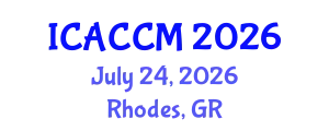 International Conference on Anesthesiology and Critical Care Medicine (ICACCM) July 24, 2026 - Rhodes, Greece