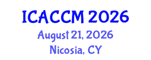 International Conference on Anesthesiology and Critical Care Medicine (ICACCM) August 21, 2026 - Nicosia, Cyprus