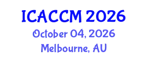 International Conference on Anesthesiology and Critical Care Medicine (ICACCM) October 04, 2026 - Melbourne, Australia