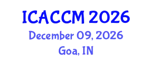 International Conference on Anesthesiology and Critical Care Medicine (ICACCM) December 09, 2026 - Goa, India