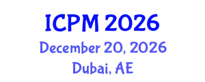 International Conference on Pathology and Microbiology (ICPM) December 20, 2026 - Dubai, United Arab Emirates
