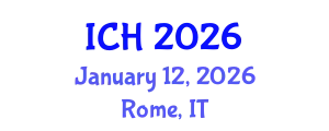 International Conference on Hematology (ICH) January 12, 2026 - Rome, Italy