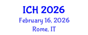 International Conference on Hematology (ICH) February 16, 2026 - Rome, Italy