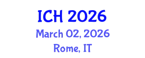 International Conference on Hematology (ICH) March 02, 2026 - Rome, Italy