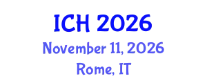 International Conference on Hematology (ICH) November 11, 2026 - Rome, Italy