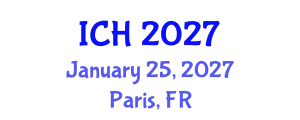 International Conference on Hematology (ICH) January 25, 2027 - Paris, France