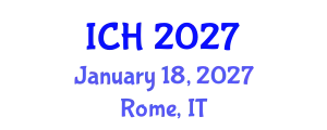International Conference on Hematology (ICH) January 18, 2027 - Rome, Italy