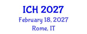 International Conference on Hematology (ICH) February 18, 2027 - Rome, Italy