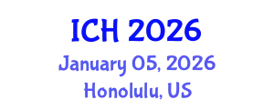 International Conference on Hematology (ICH) January 05, 2026 - Honolulu, United States