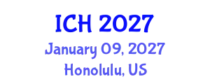 International Conference on Hematology (ICH) January 09, 2027 - Honolulu, United States