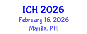 International Conference on Hematology (ICH) February 16, 2026 - Manila, Philippines
