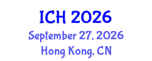 International Conference on Hematology (ICH) September 27, 2026 - Hong Kong, China
