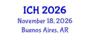 International Conference on Hematology (ICH) November 18, 2026 - Buenos Aires, Argentina