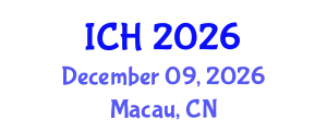 International Conference on Hematology (ICH) December 09, 2026 - Macau, China