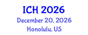 International Conference on Hematology (ICH) December 20, 2026 - Honolulu, United States