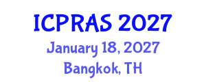 International Conference on Plastic, Reconstructive and Aesthetic Surgery (ICPRAS) January 18, 2027 - Bangkok, Thailand