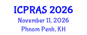 International Conference on Plastic, Reconstructive and Aesthetic Surgery (ICPRAS) November 11, 2026 - Phnom Penh, Cambodia