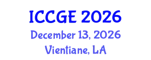 International Conference on Chromosomal Genetics and Evolution (ICCGE) December 13, 2026 - Vientiane, Laos