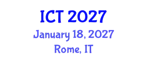 International Conference on Toxicology (ICT) January 18, 2027 - Rome, Italy