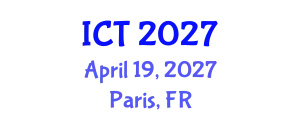 International Conference on Toxicology (ICT) April 19, 2027 - Paris, France