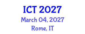 International Conference on Toxicology (ICT) March 04, 2027 - Rome, Italy